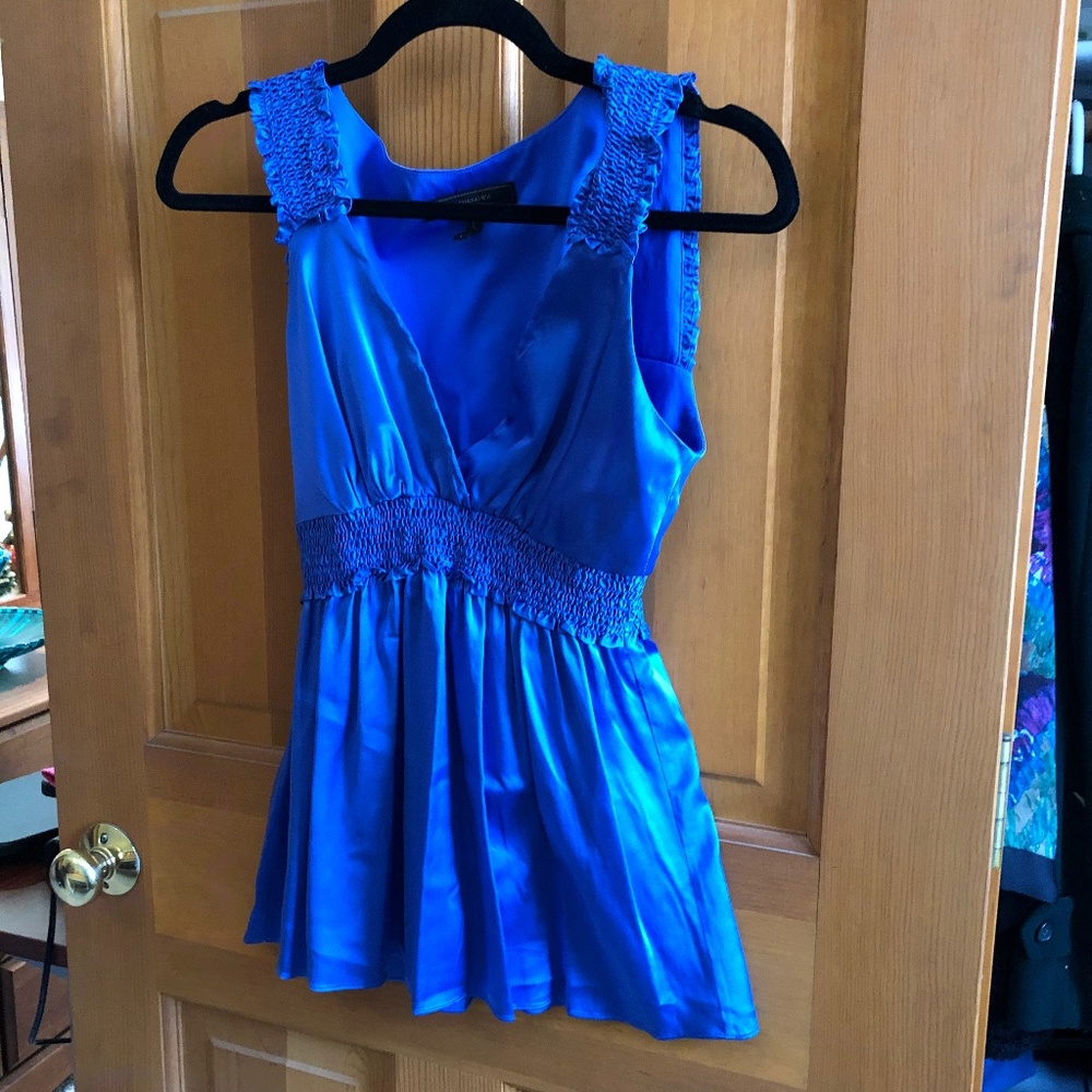 BCBG Maxazaria Royal Blue Top